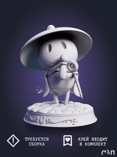 Шерма Sherma из игры Hollow Knight Silksong под покрас 9,3 см Шерма Sherma из игры Hollow Knight Silksong под покрас 9,3 см