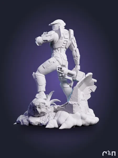 Мастер Чиф Master Chief из игры Halo под покрас 25 см Мастер Чиф Master Chief из игры Halo под покрас 25 см