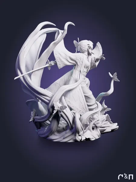 Шинобу Shinobu из аниме Клинок, рассекающий демонов Demon Slayer под покрас 30 см Шинобу Shinobu из аниме Клинок, рассекающий демонов Demon Slayer под покрас 30 см