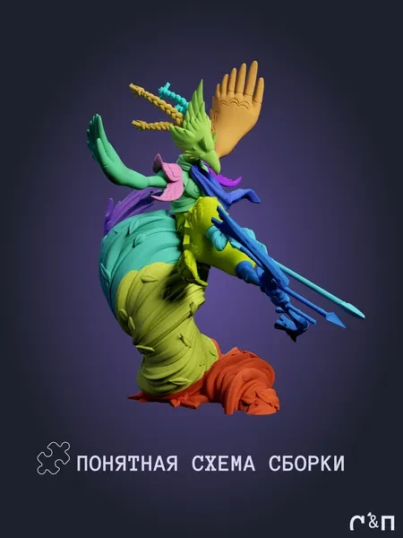 Ревали Revali из игры Зельда The Legend of Zelda под покрас 24,2 см Ревали Revali из игры Зельда The Legend of Zelda под покрас 24,2 см