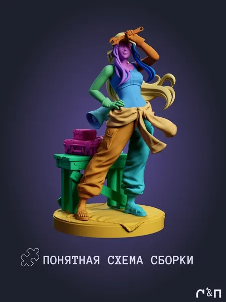 Винри Рокбелл Winry Rockbell из аниме Стальной алхимик Fullmetal Alchemist под покрас 16.9 см Винри Рокбелл Winry Rockbell из аниме Стальной алхимик Fullmetal Alchemist под покрас 16.9 см