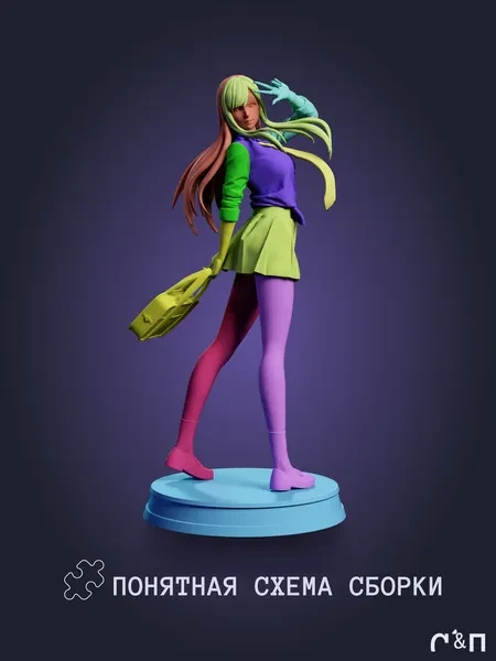 Марин Китагава Marin Kitagawa из аниме Эта фарфоровая кукла влюбилась My Dress-Up Darling под покрас 25 см Марин Китагава Marin Kitagawa из аниме Эта фарфоровая кукла влюбилась My Dress-Up Darling под покрас 25 см