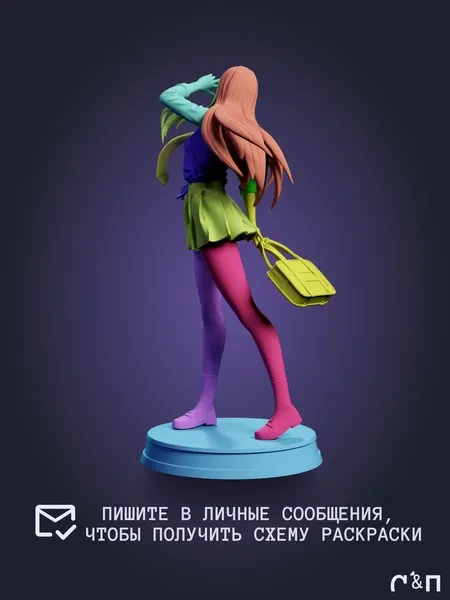 Марин Китагава Marin Kitagawa из аниме Эта фарфоровая кукла влюбилась My Dress-Up Darling под покрас 25 см Марин Китагава Marin Kitagawa из аниме Эта фарфоровая кукла влюбилась My Dress-Up Darling под покрас 25 см