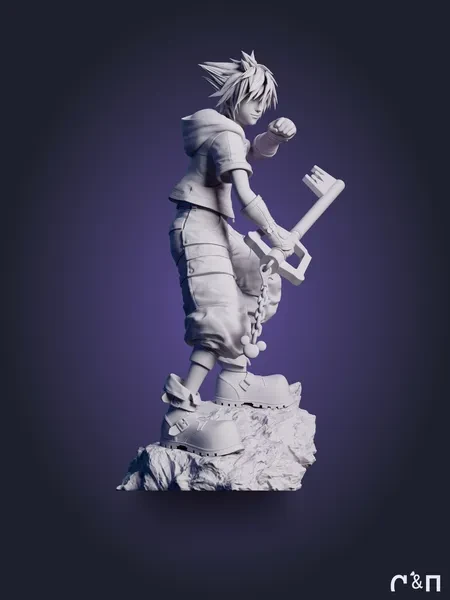 Сора Sora из игры Kingdom Hearts Королевство сердец под покрас 25 см Сора Sora из игры Kingdom Hearts Королевство сердец под покрас 25 см