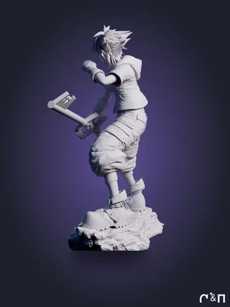 Сора Sora из игры Kingdom Hearts Королевство сердец под покрас 25 см Сора Sora из игры Kingdom Hearts Королевство сердец под покрас 25 см