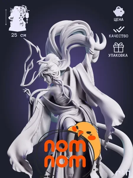 Винтер Плам Winter Plum NomNom Studio под покрас 25 см для сборки Винтер Плам Winter Plum NomNom Studio под покрас 25 см для сборки