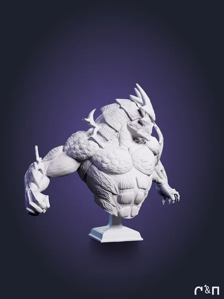 бюст Кайдзю №8 Kaiju No8 под покрас 9,4 см бюст Кайдзю №8 Kaiju No8 под покрас 9,4 см