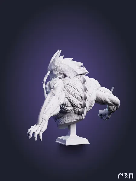 бюст Кайдзю №8 Kaiju No8 под покрас 9,4 см бюст Кайдзю №8 Kaiju No8 под покрас 9,4 см