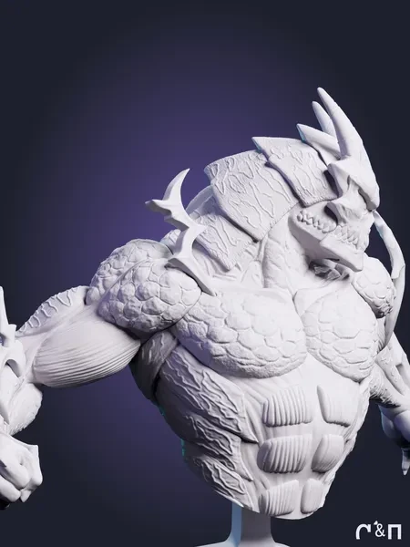 бюст Кайдзю №8 Kaiju No8 под покрас 9,4 см бюст Кайдзю №8 Kaiju No8 под покрас 9,4 см
