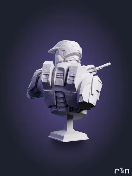 бюст Мастер Чиф Master Chief из игры Halo под покрас 8.7 см бюст Мастер Чиф Master Chief из игры Halo под покрас 8.7 см