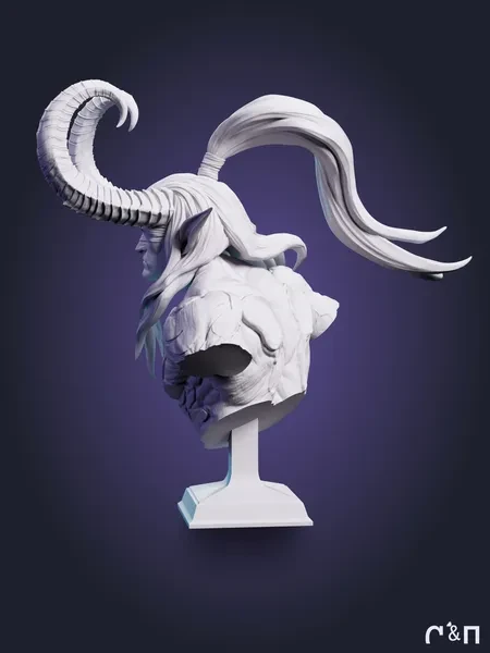 бюст Иллидан Illidan из игры WoW World of Warcraft под покрас 9.5 см бюст Иллидан Illidan из игры WoW World of Warcraft под покрас 9.5 см