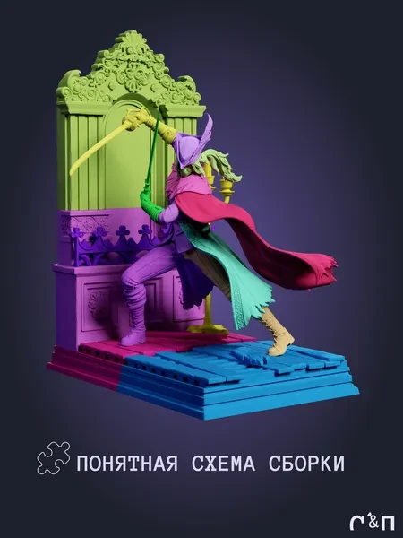 Леди Мария Lady Maria из игры Bloodborne под покрас 30 см Леди Мария Lady Maria из игры Bloodborne под покрас 30 см