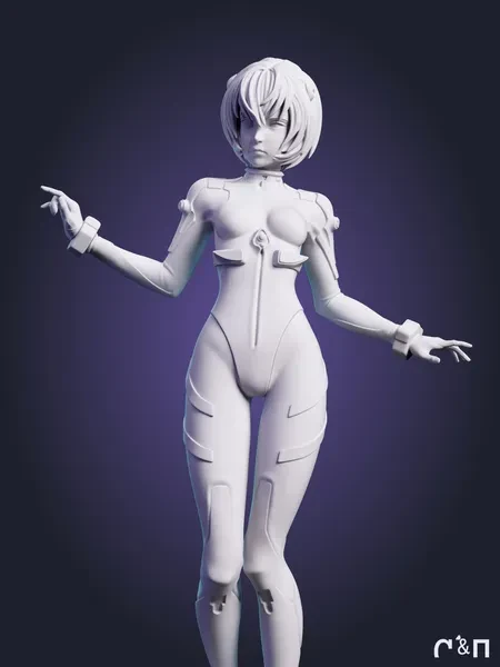 Рей Аянами Rei Ayanami из аниме Евангелион Evangelion под покрас 20 см Рей Аянами Rei Ayanami из аниме Евангелион Evangelion под покрас 20 см