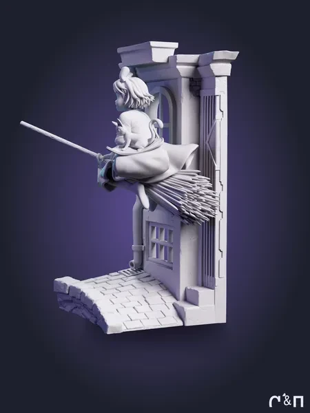 Кики Kiki из аниме Ведьмина служба доставки Kiki s Delivery Service под покрас 20.4 см Кики Kiki из аниме Ведьмина служба доставки Kiki s Delivery Service под покрас 20.4 см