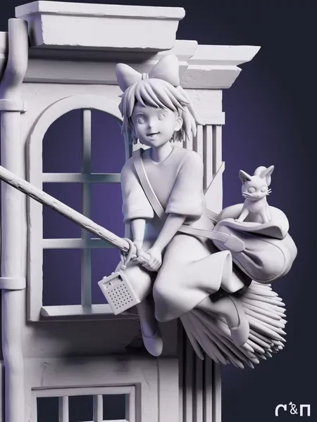 Кики Kiki из аниме Ведьмина служба доставки Kiki s Delivery Service под покрас 20.4 см Кики Kiki из аниме Ведьмина служба доставки Kiki s Delivery Service под покрас 20.4 см