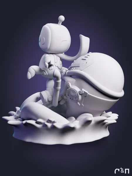 чибик Астро Бот Chibi ASTRO BOT под покрас 8.8 см чибик Астро Бот Chibi ASTRO BOT под покрас 8.8 см