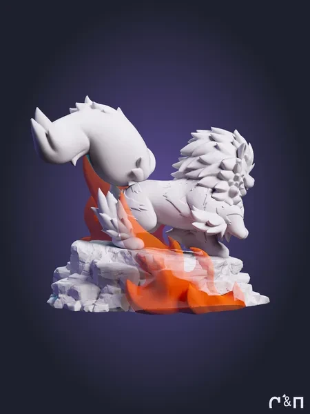 Покемон Арканайн Arcanine из аниме Pokemon под покрас 7,5 см Покемон Арканайн Arcanine из аниме Pokemon под покрас 7,5 см