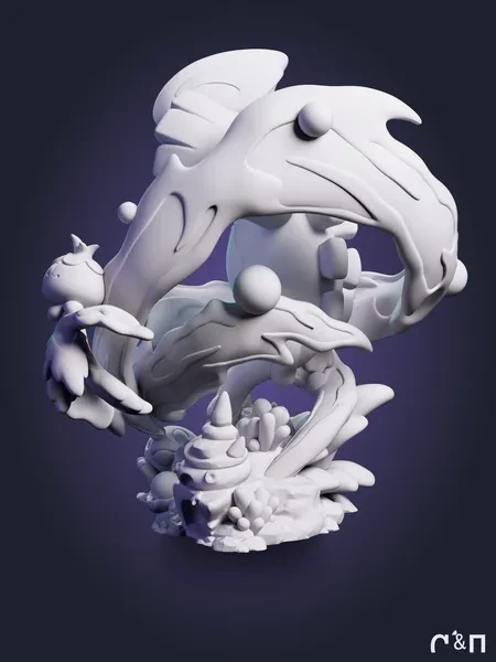 чибик Лугия Chibi Lugia из игры Покемон Pok mon под покрас 7.3 см чибик Лугия Chibi Lugia из игры Покемон Pok mon под покрас 7.3 см