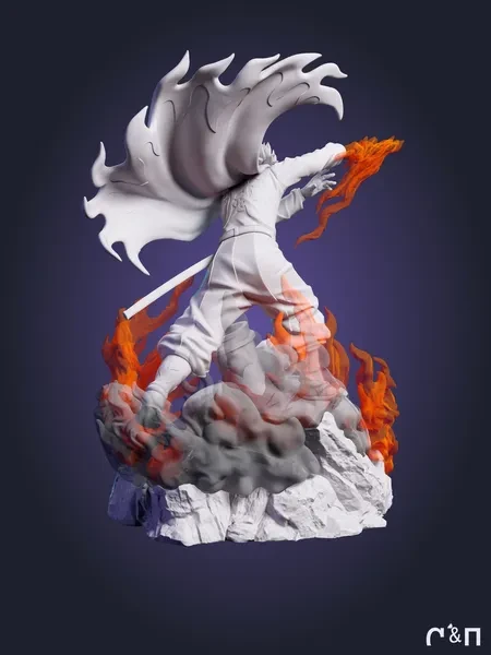 Ренгоку Rengoku из аниме Клинок, рассекающий демонов Demon Slayer под покрас 23,8 см Ренгоку Rengoku из аниме Клинок, рассекающий демонов Demon Slayer под покрас 23,8 см