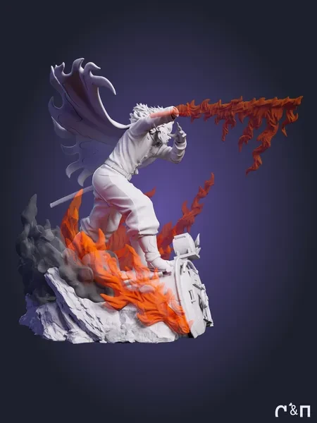 Ренгоку Rengoku из аниме Клинок, рассекающий демонов Demon Slayer под покрас 23,8 см Ренгоку Rengoku из аниме Клинок, рассекающий демонов Demon Slayer под покрас 23,8 см