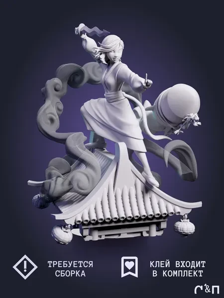 Мулан Mulan из мультфильма Дисней под покрас 21.5 см Мулан Mulan из мультфильма Дисней под покрас 21.5 см