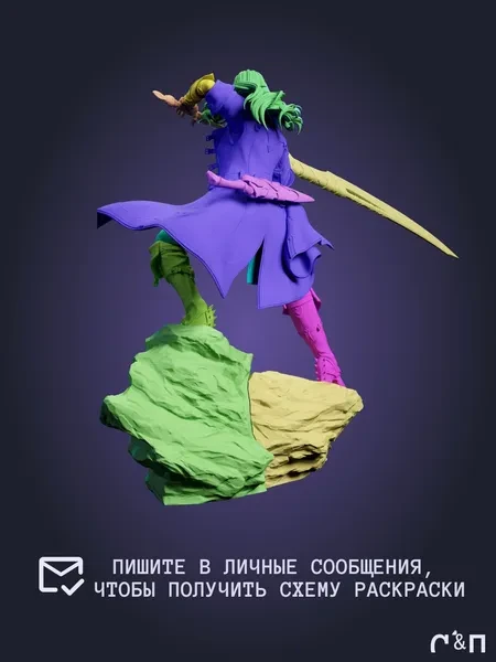 Охотница из игры Monster Hunter под покрас 30 см Охотница из игры Monster Hunter под покрас 30 см