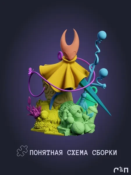 Хорнет из игры Hollow Knight: Silksong 25 см Хорнет из игры Hollow Knight: Silksong 25 см