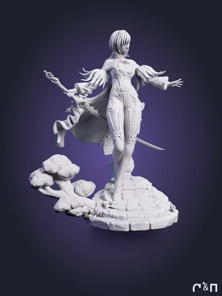 10х из игры NieR Re in carnation под покрас 35 см 10х из игры NieR Re in carnation под покрас 35 см