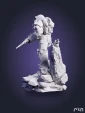 Т-60 Силовая броня T-60 Power Armour из игры Fallout 4 под покрас 25 см