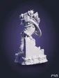 Вархаммер Вайфу Сестра Битвы из игры Warhammer 40,000 под покрас 20.9 см