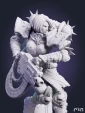 Вархаммер Вайфу Сестра Битвы из игры Warhammer 40,000 под покрас 20.9 см