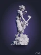 Сора Sora из игры Kingdom Hearts Королевство сердец под покрас 25 см