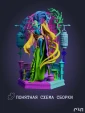 Винтер Плам Winter Plum NomNom Studio под покрас 20 см для сборки