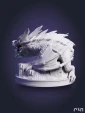 Крошечный Смауг Tiny Smaug из фильма Хоббит The Hobbit под покрас 6 см