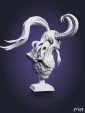 бюст Иллидан Illidan из игры WoW World of Warcraft под покрас 9.5 см