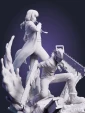 Макима и Дэндзи Makima & Denji из аниме Человек-бензопила Chainsaw Man под покрас 20 см