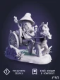 чибик Гэндальф Chibi Gandalf из фильма Властелин колец The Lord of the Rings под покрас 7.8 см
