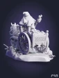 чибик Гэндальф Chibi Gandalf из фильма Властелин колец The Lord of the Rings под покрас 7.8 см