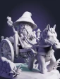 чибик Гэндальф Chibi Gandalf из фильма Властелин колец The Lord of the Rings под покрас 7.8 см