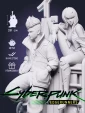 Люси и Дэвид Lucy & David из аниме Киберпанк Cyberpunk: Edgerunners под покрас 20 см