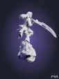 Охотница из игры Monster Hunter под покрас 30 см