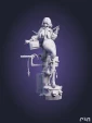 Джейн Доу из игры Zenless Zone Zero под покрас 30 см