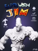 Червяк Джим Earthworm Jim под покрас 30 см Червяк Джим Earthworm Jim под покрас 30 см