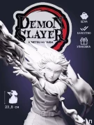 Ренгоку Rengoku из аниме Клинок, рассекающий демонов Demon Slayer под покрас 23,8 см Ренгоку Rengoku из аниме Клинок, рассекающий демонов Demon Slayer под покрас 23,8 см