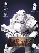 Т-60 Силовая броня T-60 Power Armour из игры Fallout 4 под покрас 22.9 см Т-60 Силовая броня T-60 Power Armour из игры Fallout 4 под покрас 22.9 см