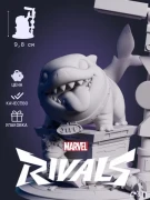 акула Джеф Jeff из игры Marvel Rivals под покрас 9,8 см акула Джеф Jeff из игры Marvel Rivals под покрас 9,8 см