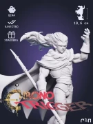 Магус Magus из игры Chrono Trigger Хроно Триггер под покрас 18.6 см