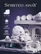 Безликий Каонаси No-Face из аниме Унесённые призраками Spirited Away под покрас 8.5 см Безликий Каонаси No-Face из аниме Унесённые призраками Spirited Away под покрас 8.5 см