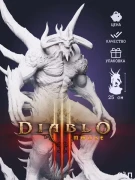 Диабло из игры Diablo III под покрас 25 см Диабло из игры Diablo III под покрас 25 см