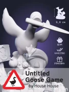 чибик Гусь Chibi Goose из игры Untitled Goose Game под покрас 9.9 см чибик Гусь Chibi Goose из игры Untitled Goose Game под покрас 9.9 см
